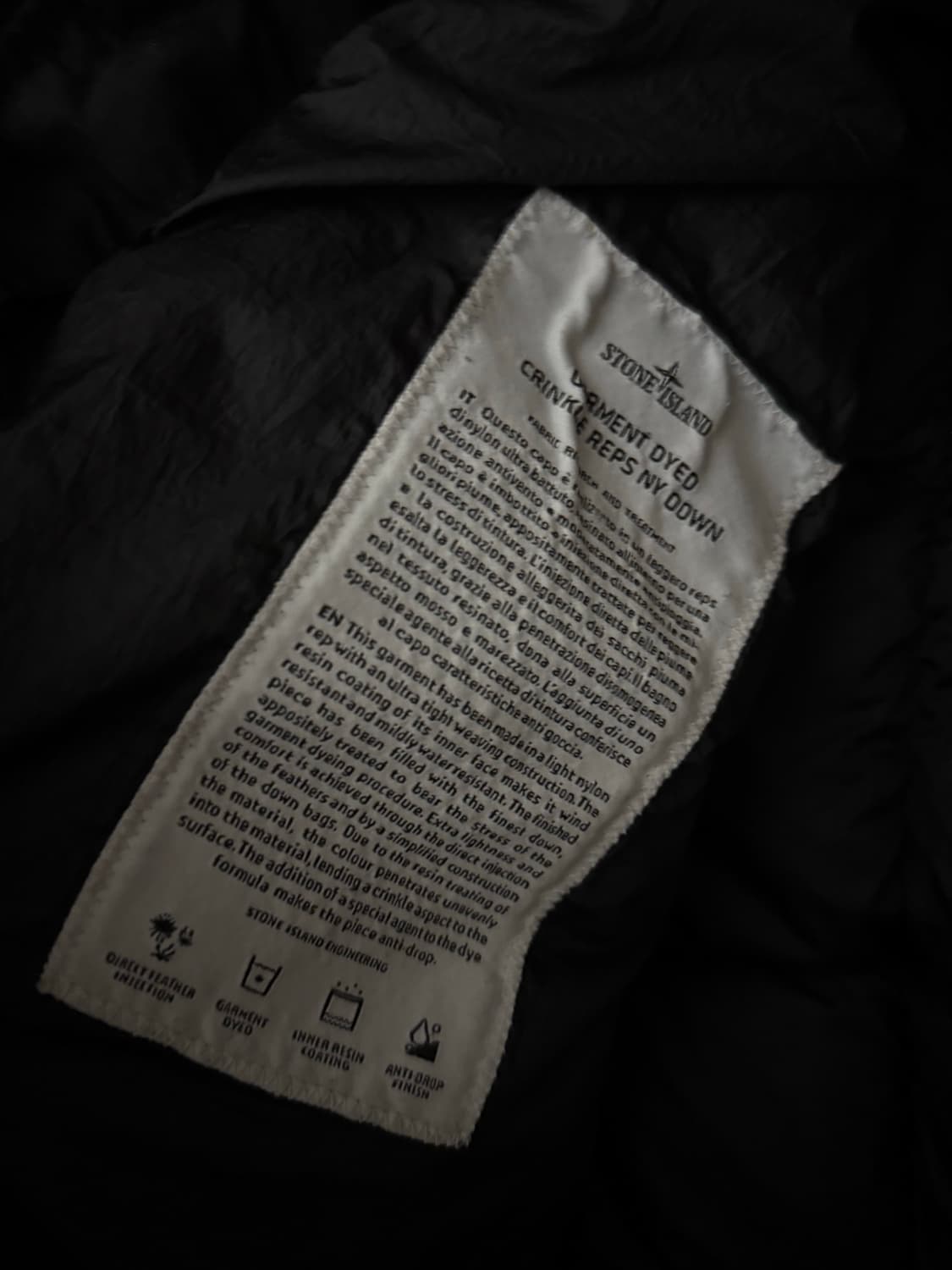 스톤아일랜드 크링클랩스 패딩 s(95~100) 상품이미지9