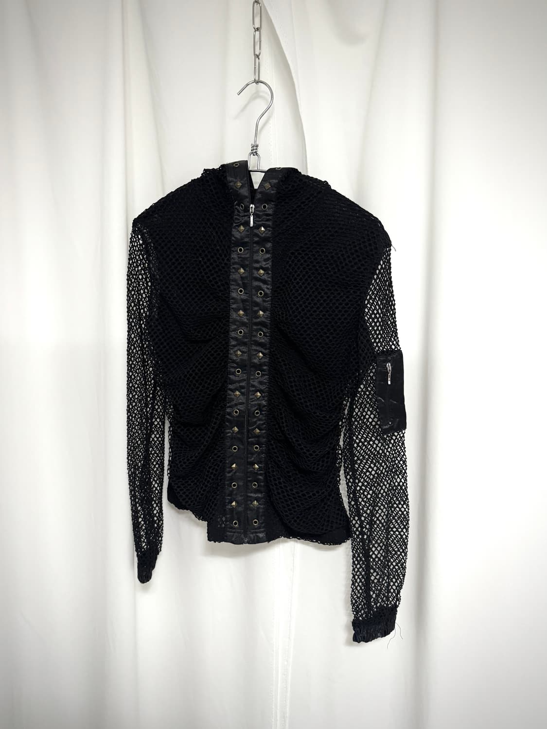 Sttuded mesh black zip up 상품이미지3