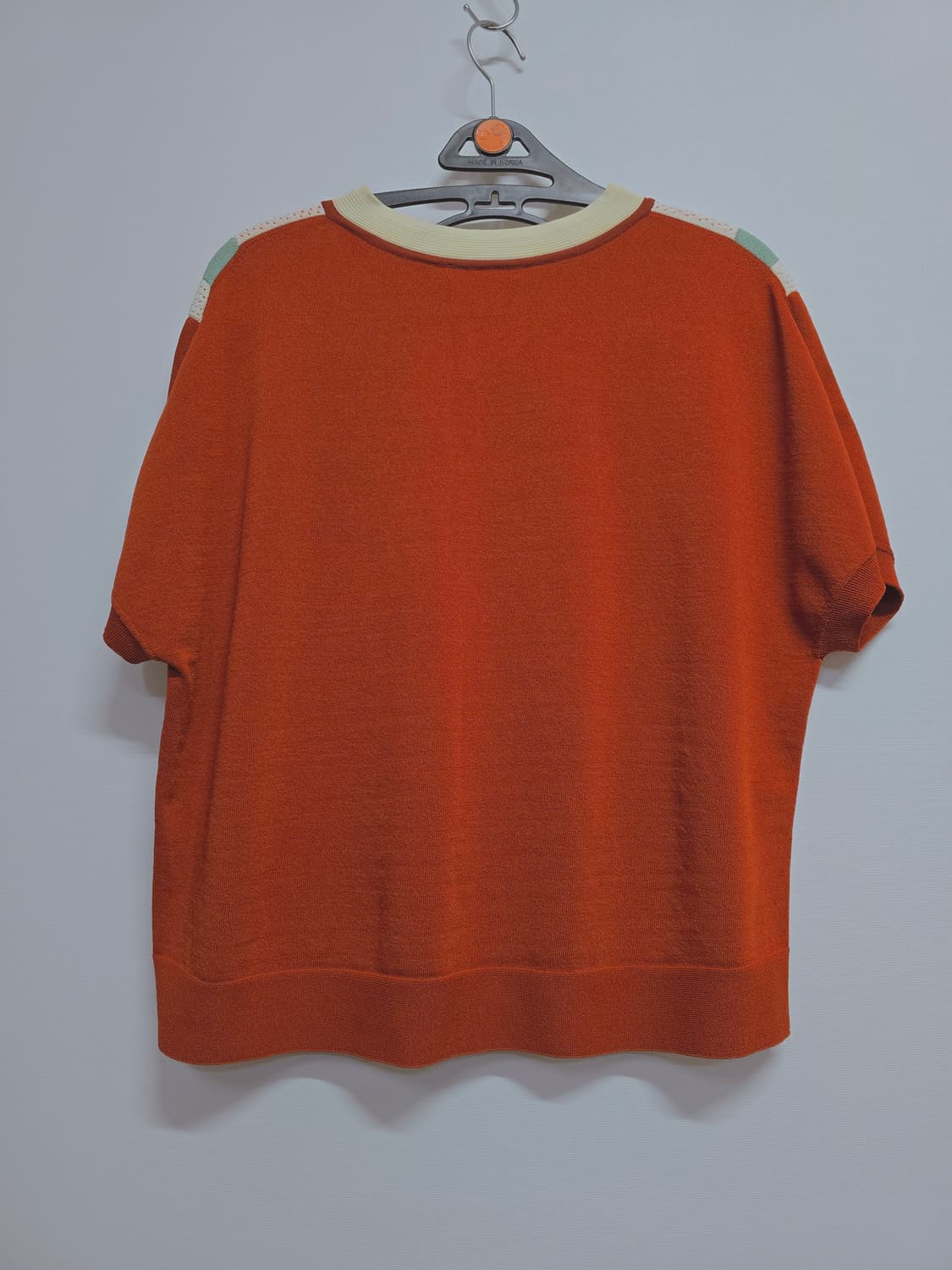 SYSTEM 브이넥 반팔 니트 상품이미지5