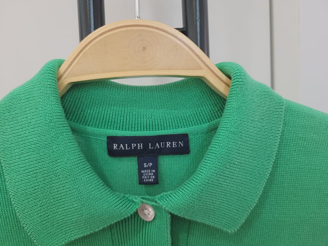 랄프로렌 코튼 니트 카라 원피스 S사이즈 상품이미지3