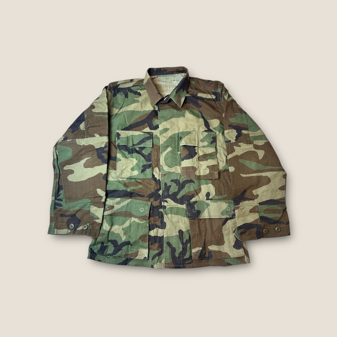 O093 미군 우드랜드 카모 BDU 셔츠 & 팬츠 세트 상품이미지2