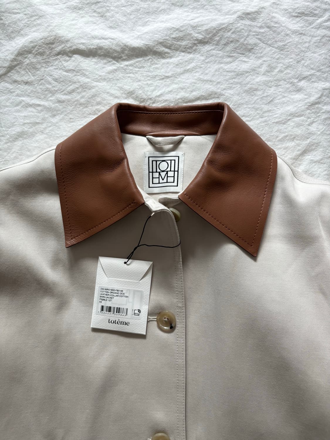 Toteme 토템 레더 카라 자켓 상품이미지5