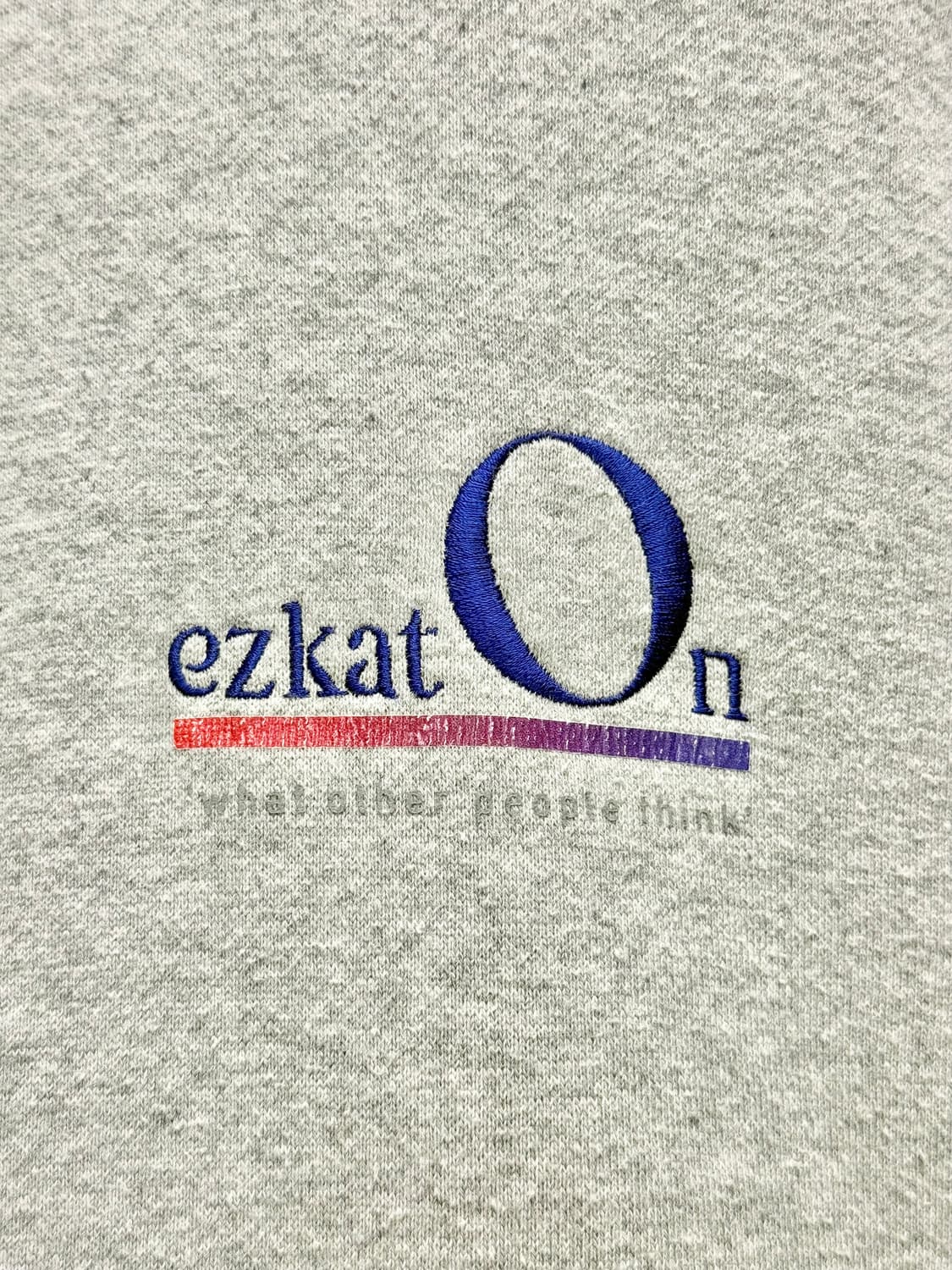 에즈카톤 오버핏 후드 후디 맨투맨 스웻셔츠 L 100 그레이 회색 스트릿 상품이미지5