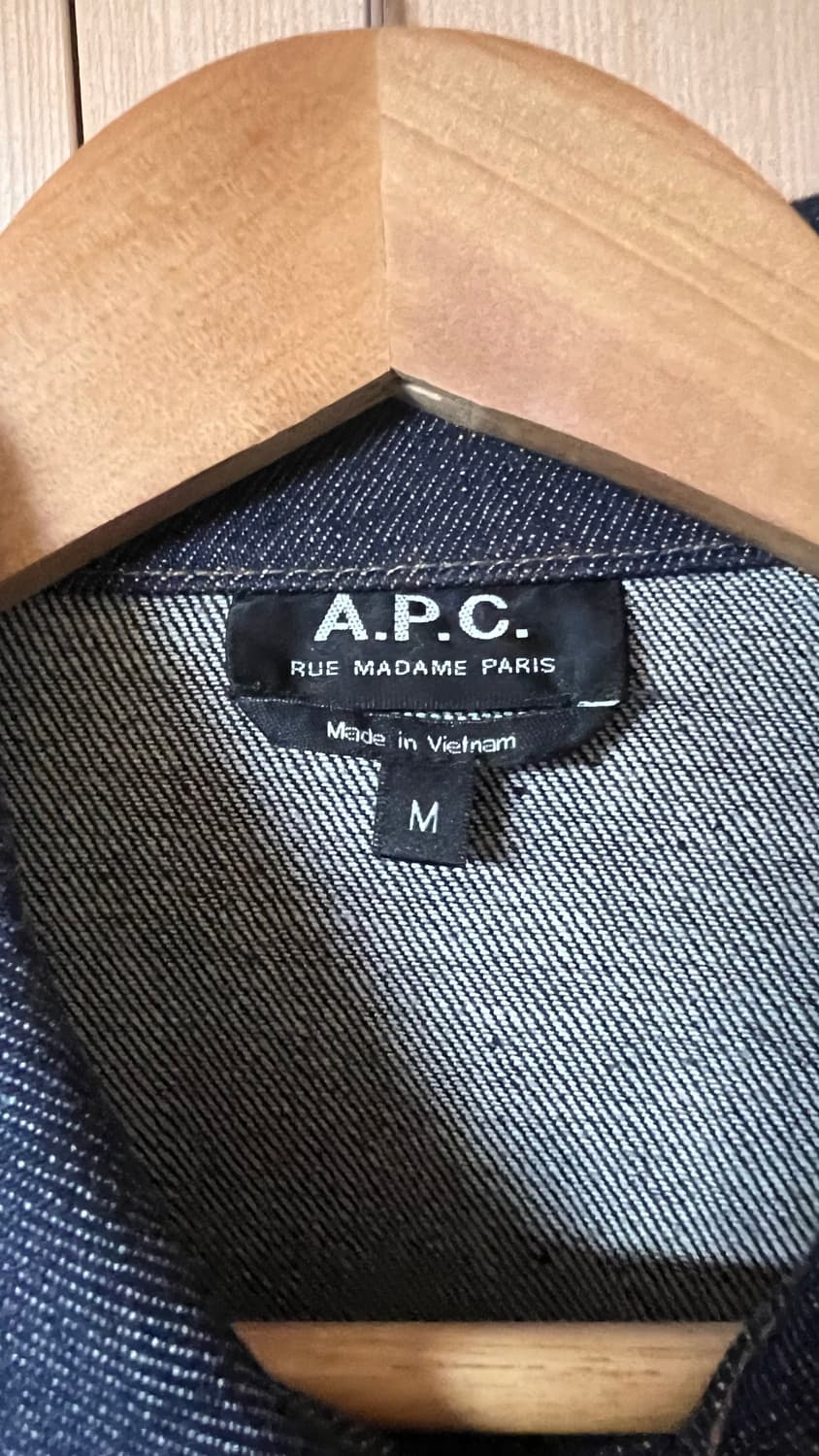 [M]아페쎄 apc 데님 자켓 워크블루 상품이미지5