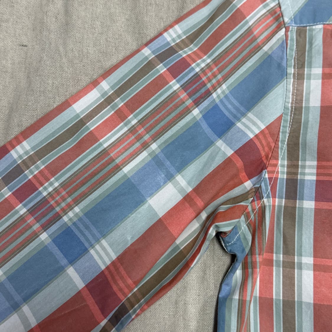 나파피리 피치 체크셔츠 M 상품이미지8