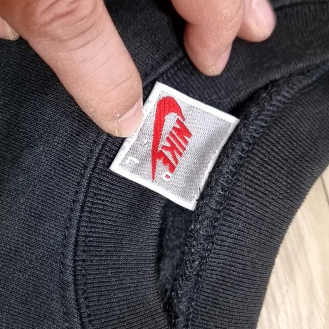 미제 made in USA 나이키 스우시 블랙 맨투맨 티셔츠(100) 상품이미지6