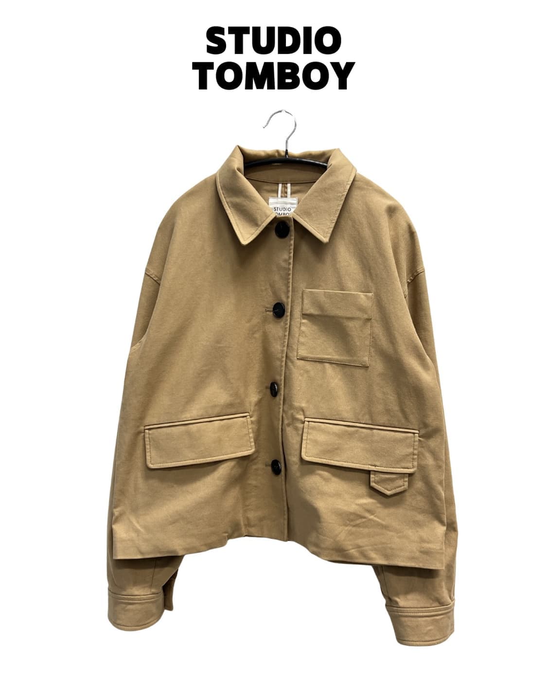 (F) 스튜디오 톰보이 3포켓 워커 점퍼 베이지 상품이미지1
