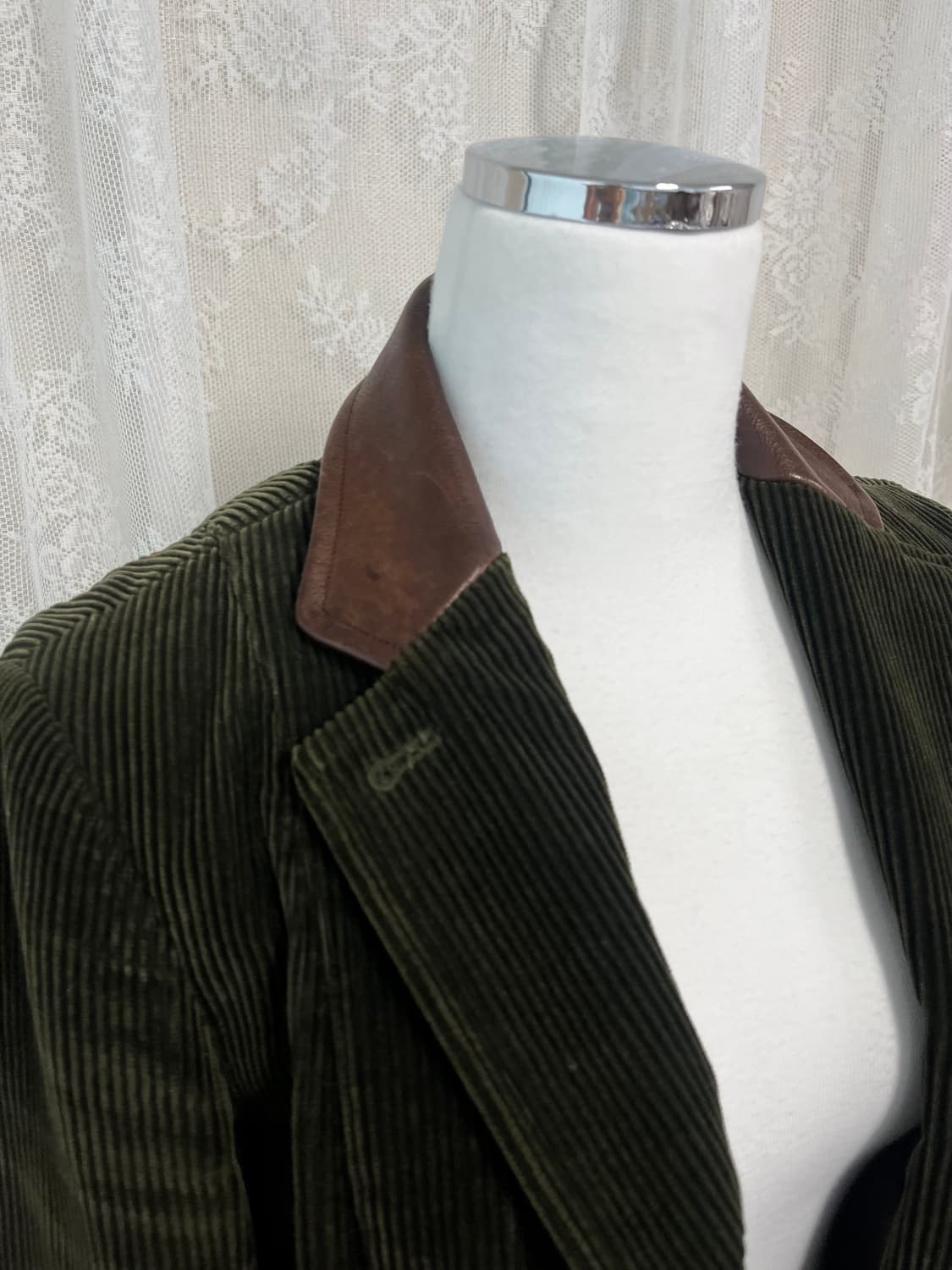 S) 랄프로렌 여성 빈티지 코듀로이 자켓 카키 상품이미지5