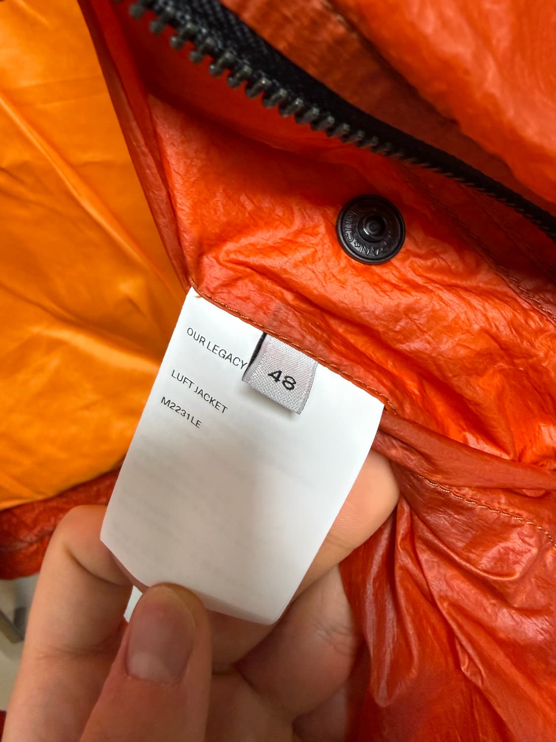 아워레가시 루프트 자켓 사이즈 48 상품이미지3