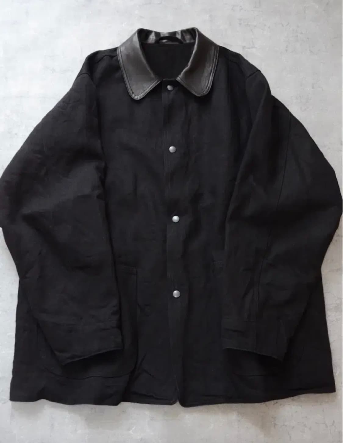 [3] 코모리 COMOLI 데님 레더 재킷 상품이미지2