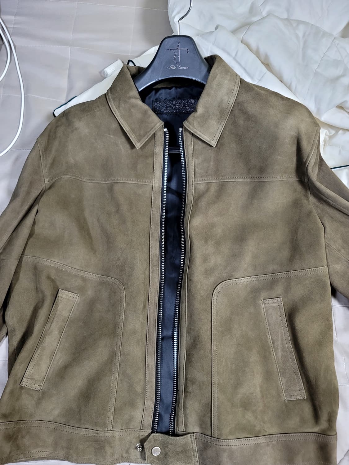 Noir Larmes 느와르 라르메스 스웨이드 자켓 베이지 52 상품이미지5