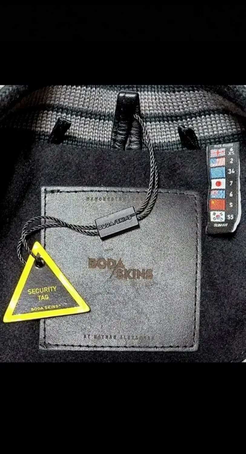 [BODA SKINS] 프리미엄 양가죽 바시티 자켓 S (무료배송) 상품이미지3