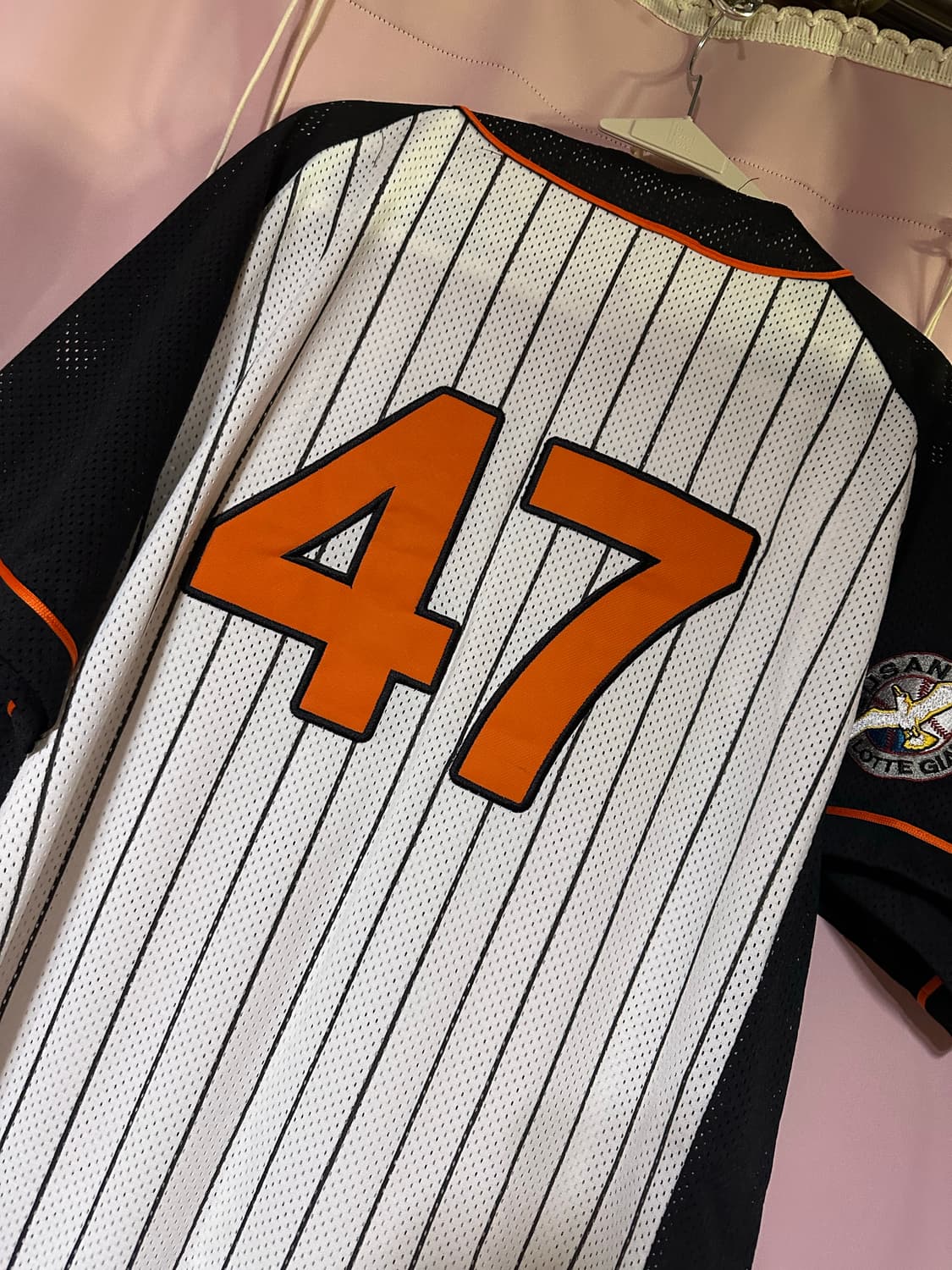 롯데 자이언츠 유니폼 47 롯데자이언츠 반팔 100사이즈 롯데유니폼 상품이미지1