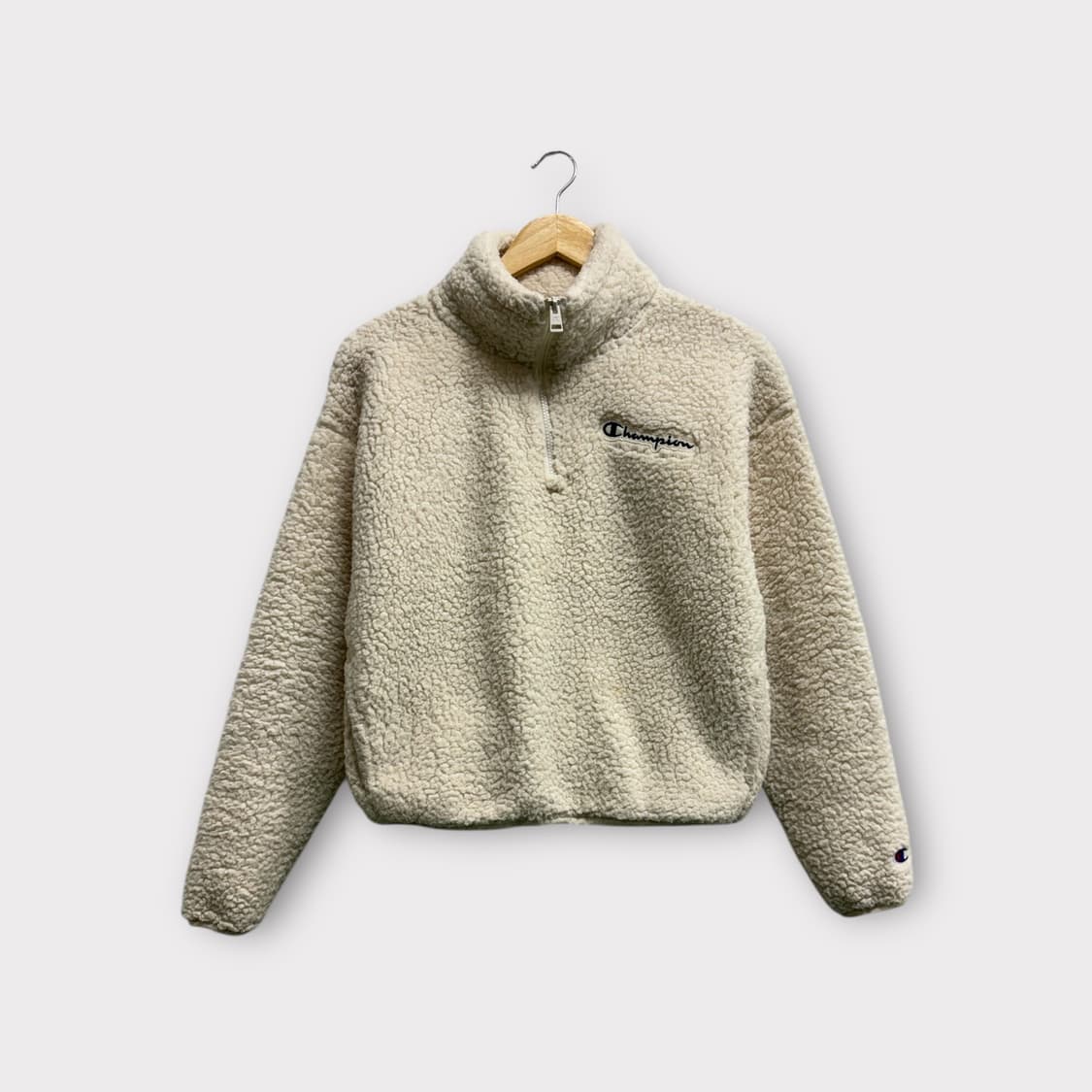 챔피온 뽀글이 셰르파 반집업 S 상품이미지1