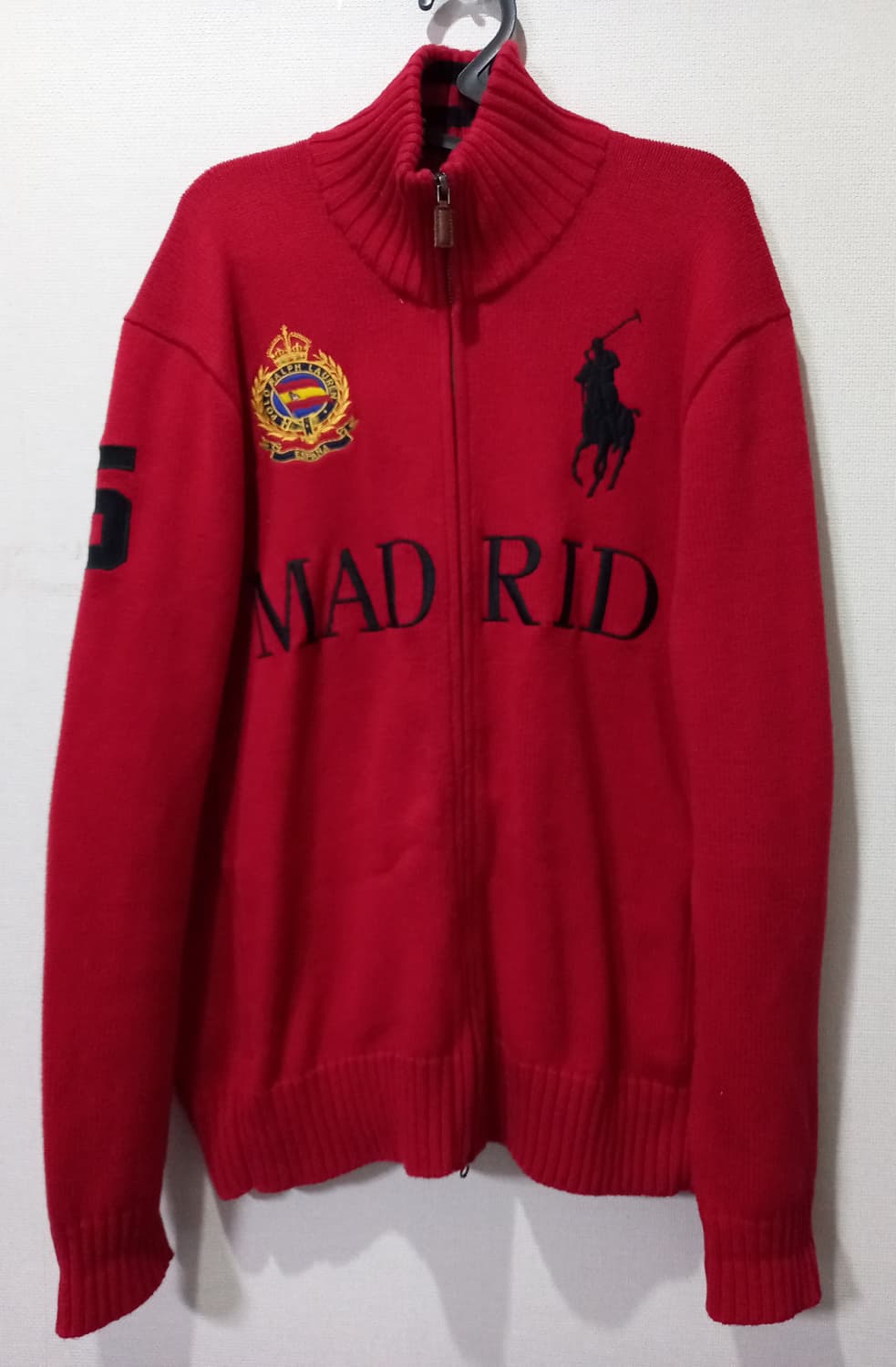 폴로 POLO 빅포니 마드리드 니트 집업 105/XL 상품이미지1