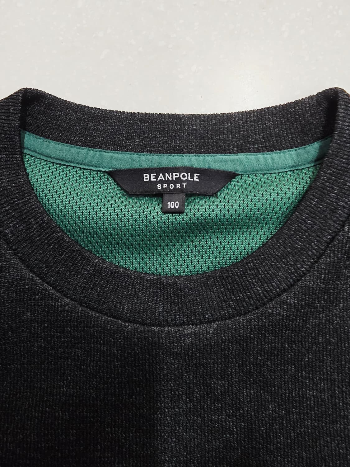 빈폴스포츠 블랙 freshole배색 긴팔 티셔츠 상품이미지8