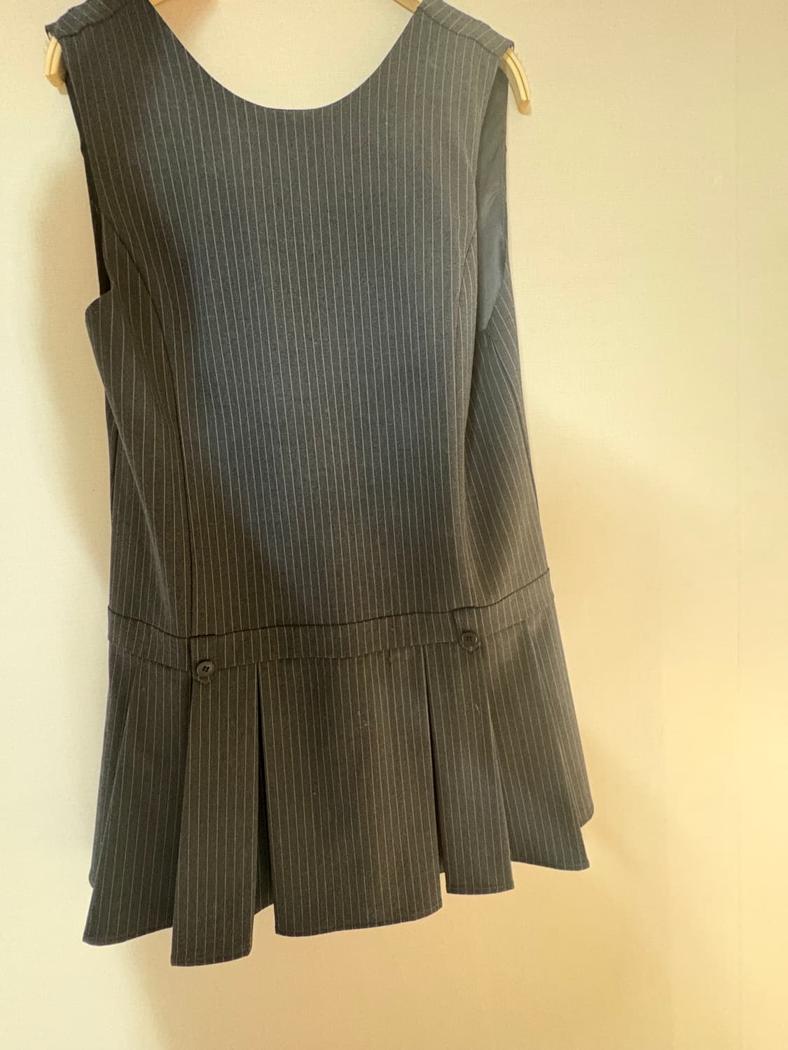 드파운드 pleats sleeveless mini dress 상품이미지4