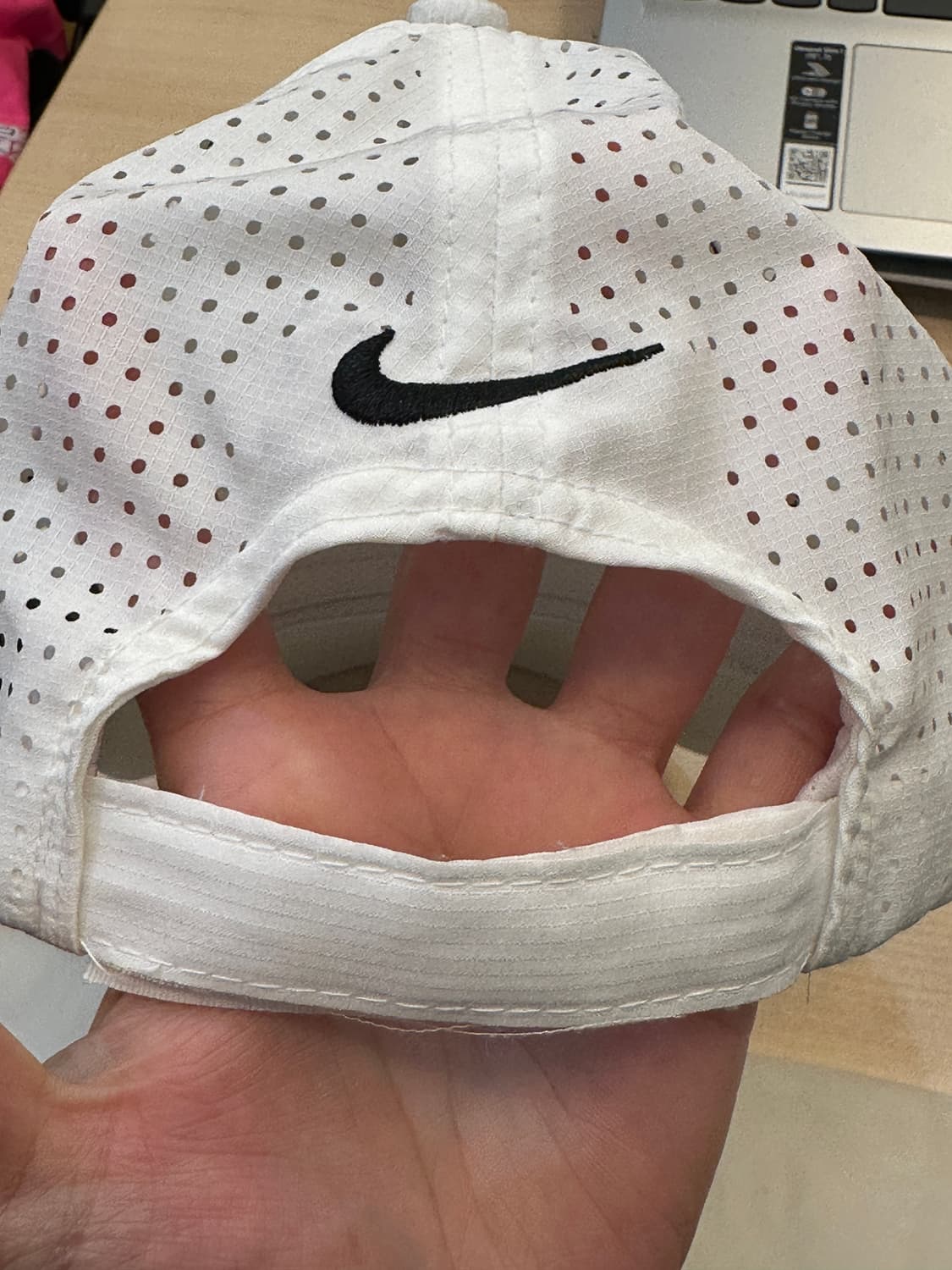 나이키 화이트 러닝 볼캡 상품이미지3