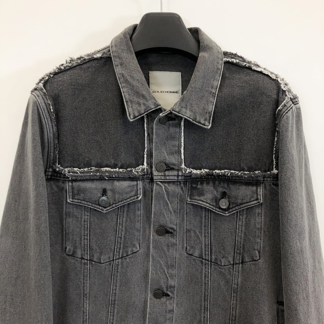 솔리드옴므 그레이 데님자켓 52  상품이미지2