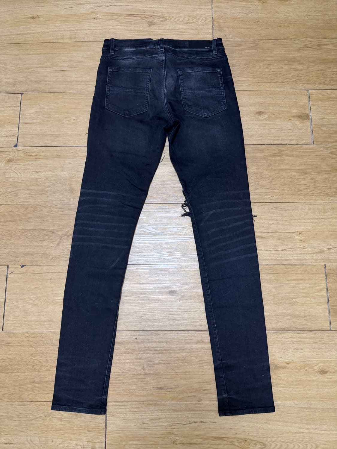 아미리 mx-1 레더패치 블랙 31사이즈 상품이미지2