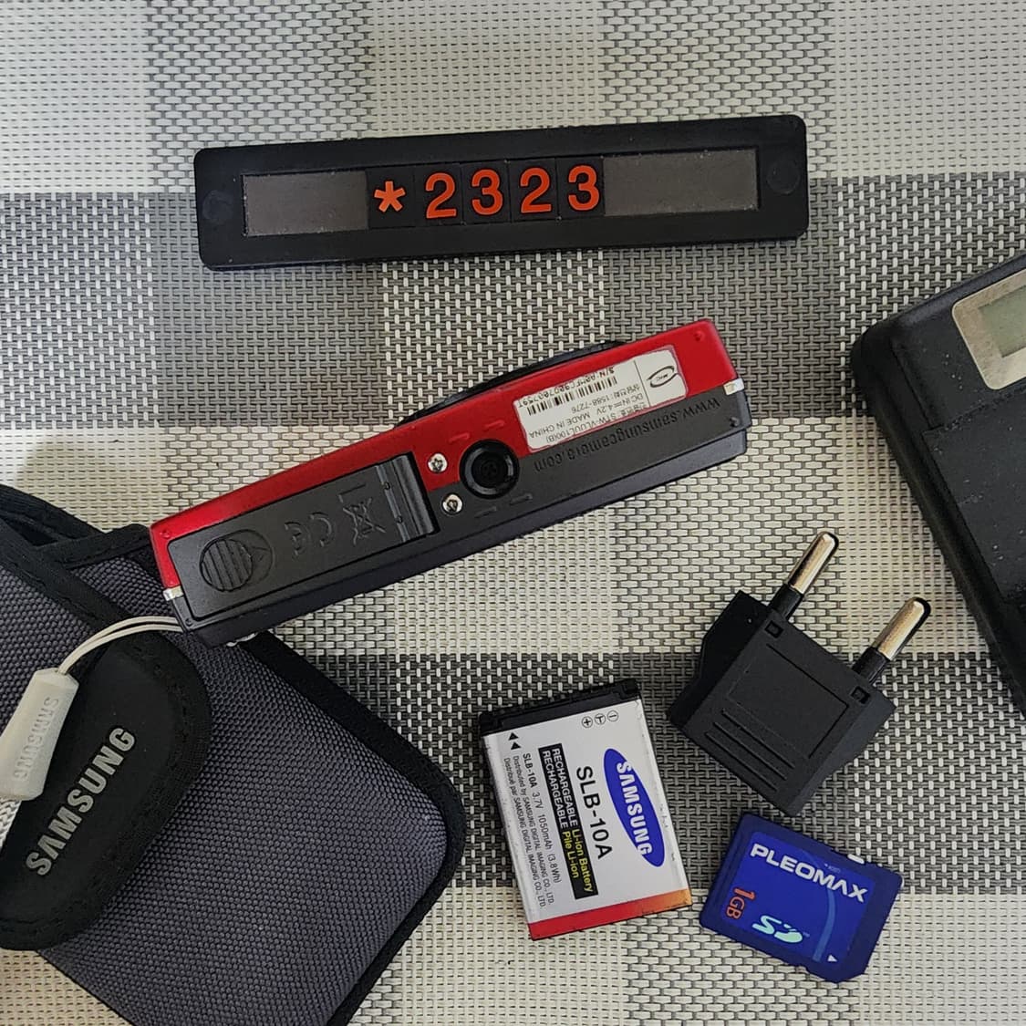 삼성 블루 P 100 디지털카메라 레드바디 상품이미지5