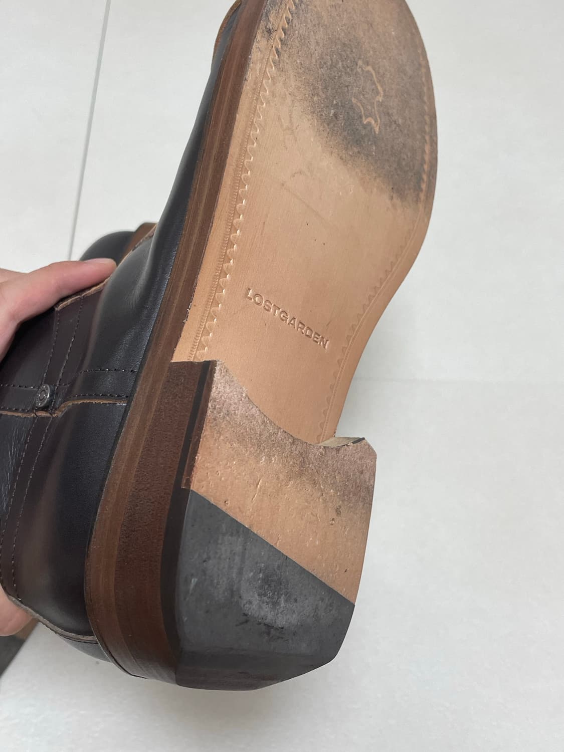 로스트가든 브라운 부츠 volvic brown 상품이미지4