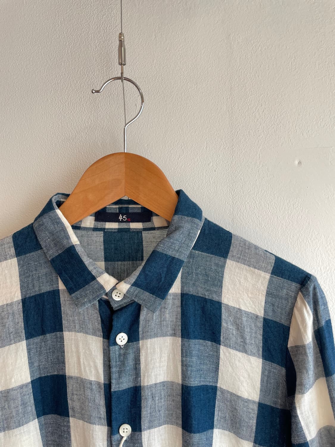 45R 체크 패턴 셔츠 상품이미지3