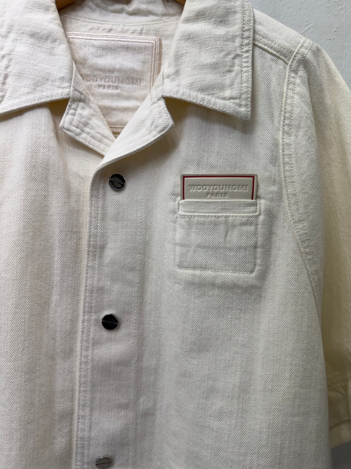정품) 우영미 파리 남성 오버사이즈 데님 셔츠자켓 95 상품이미지4