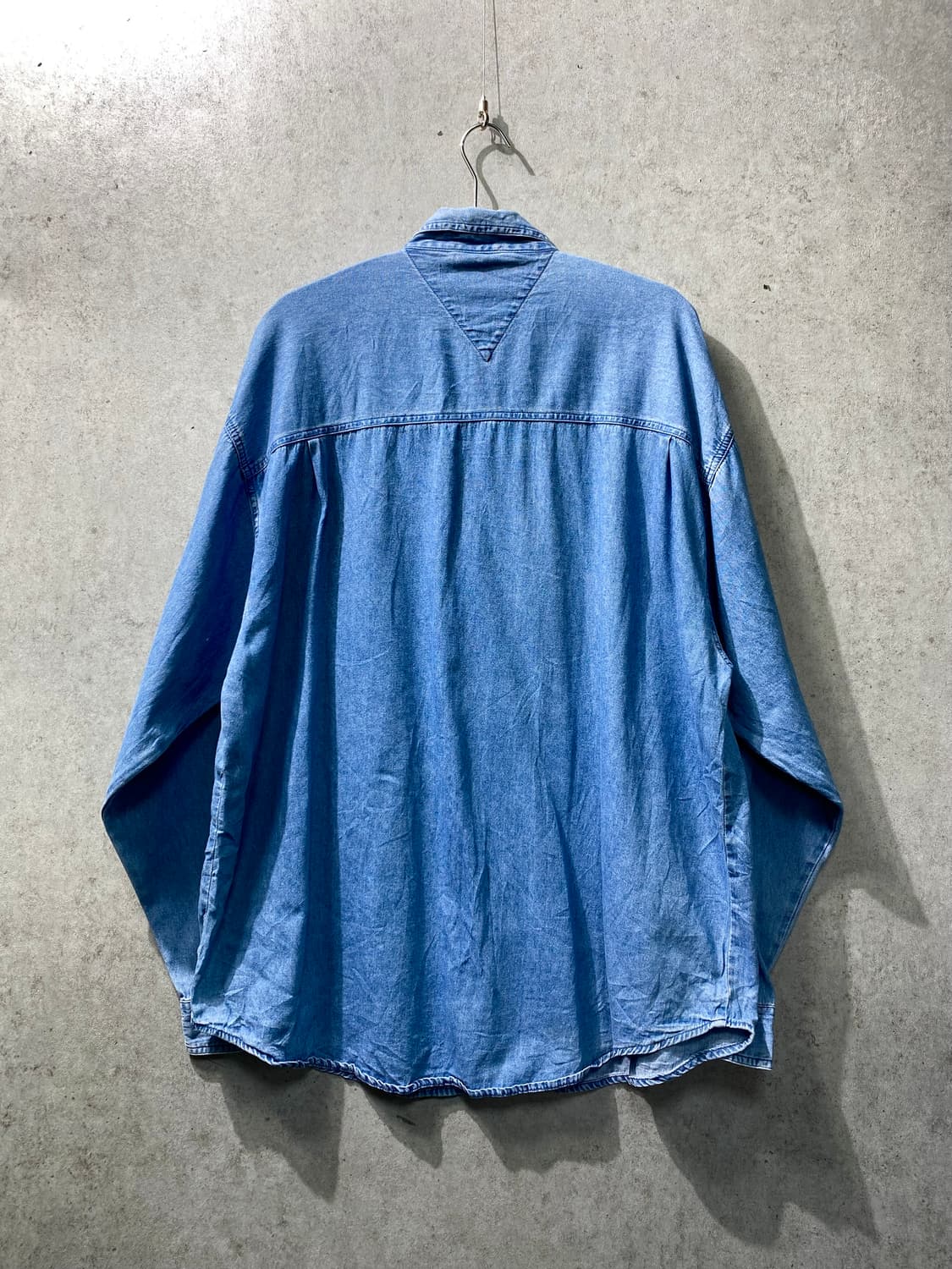 [XL] 90s True Fan 트루 팬 미시간 자수 오버핏 데님셔츠 상품이미지5