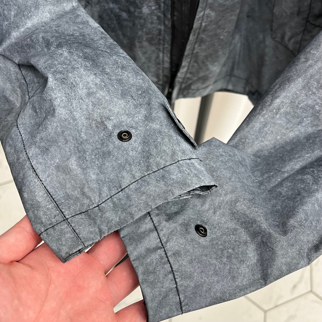 스톤아일랜드 멤브라나 3L 더스트 컬러 피니쉬 자켓(L) 상품이미지6