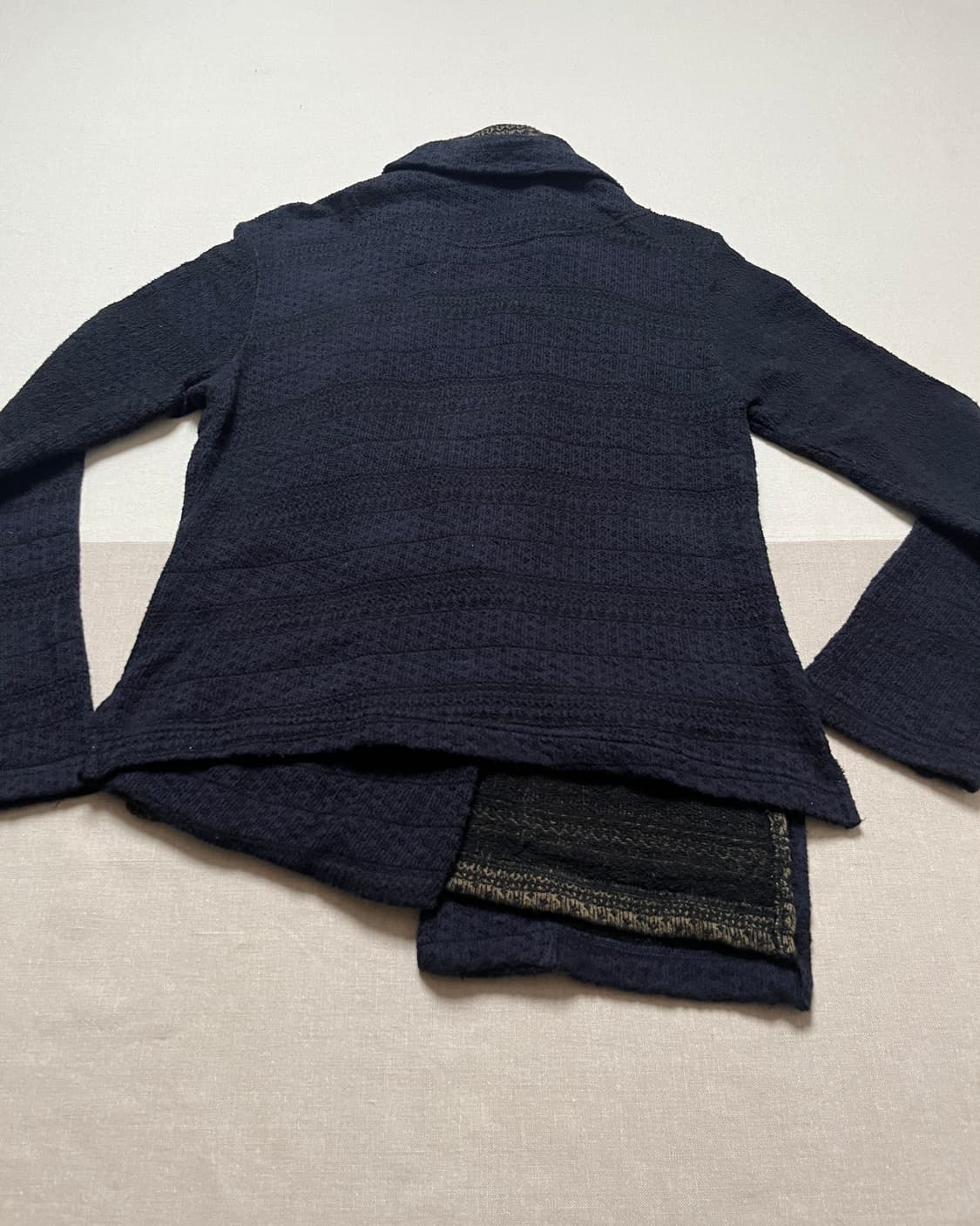 요지야마모토 레이어드 패턴 니트 가디건 Y’s yohji yamamoto 상품이미지8