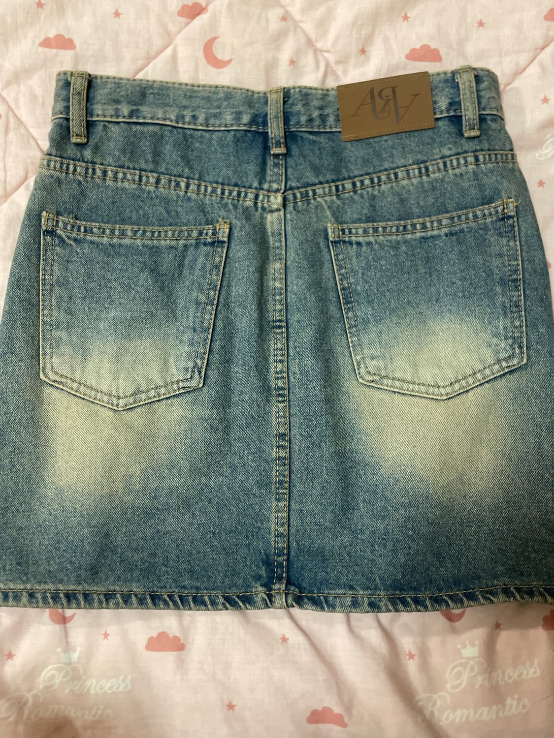 노브랜드 빈티지 워싱 청치마 상품이미지2