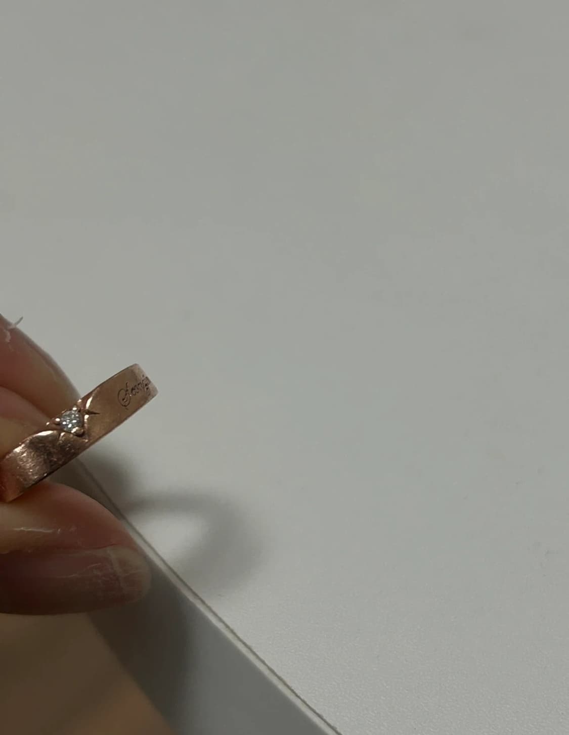 14k 로즈골드 반지 8호 상품이미지1