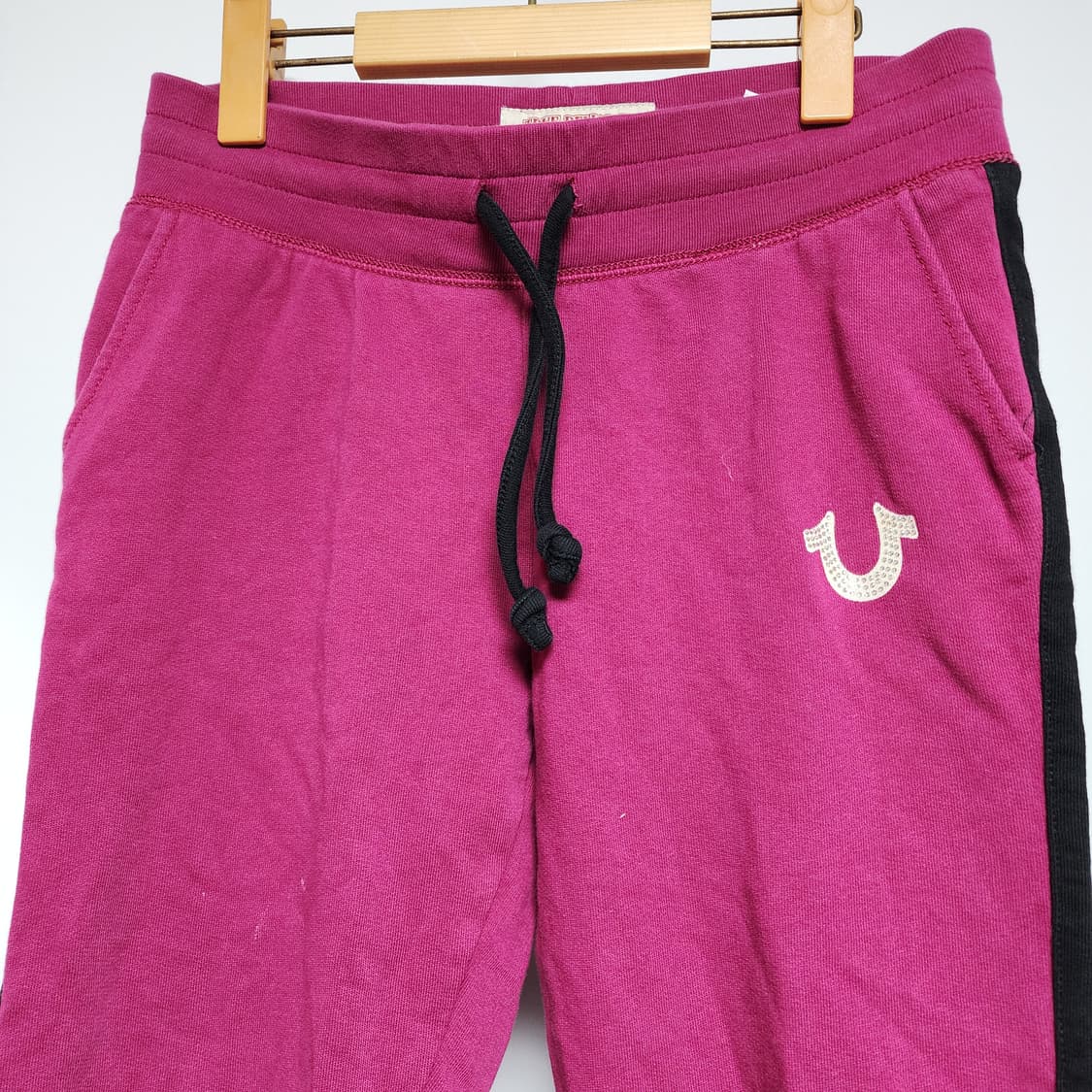 트루릴리젼 Y2k 키치 하이넥 코튼 트레이닝 셋업 (자주빛)
 상품이미지8