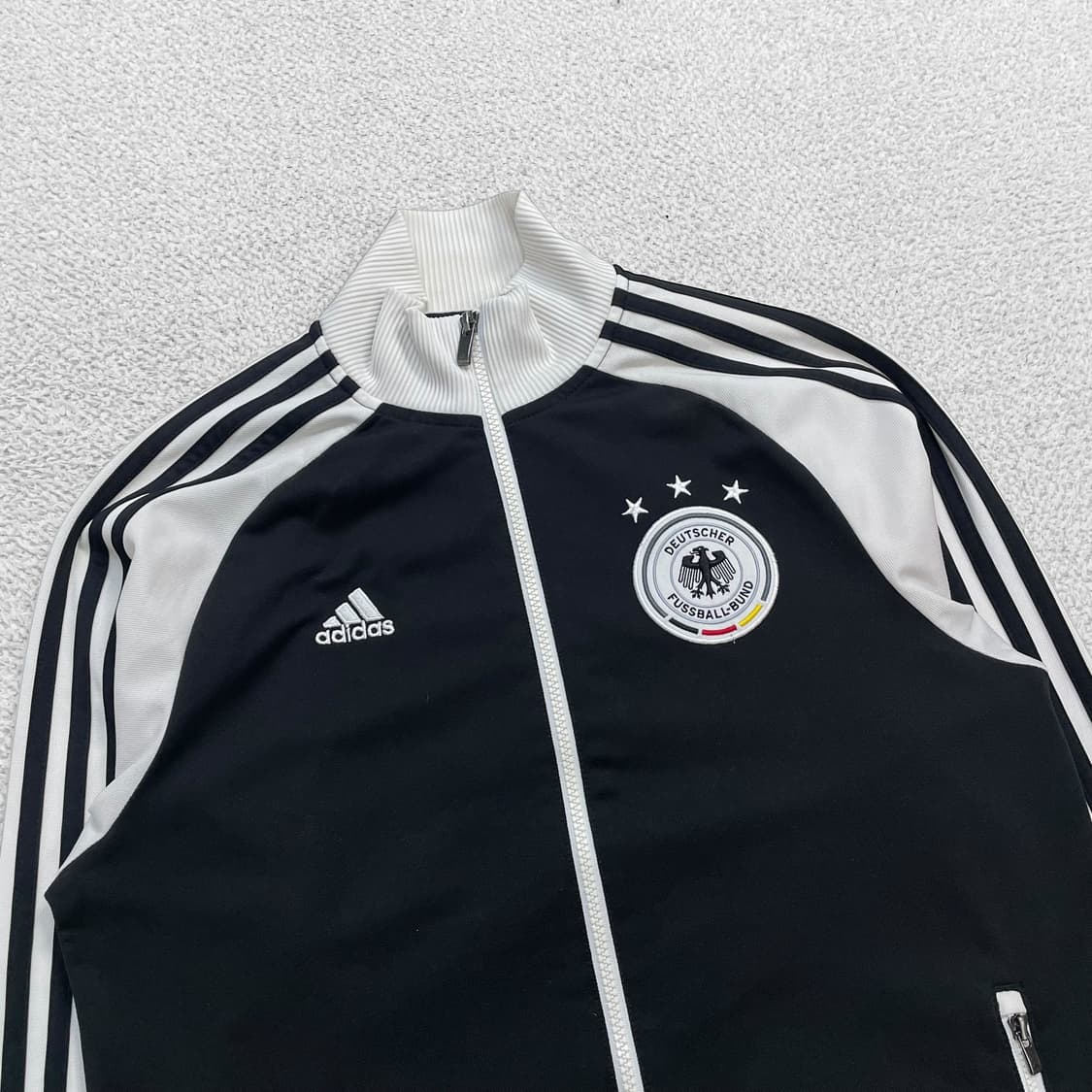 아디다스 독일 트랙탑 져지 블랙 화이트 상품이미지3