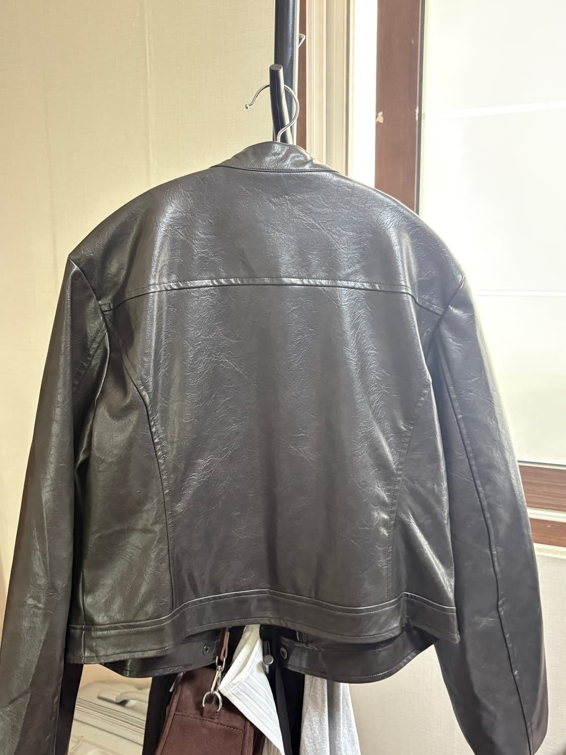 샵사이다 바이커 레더 자켓 상품이미지5