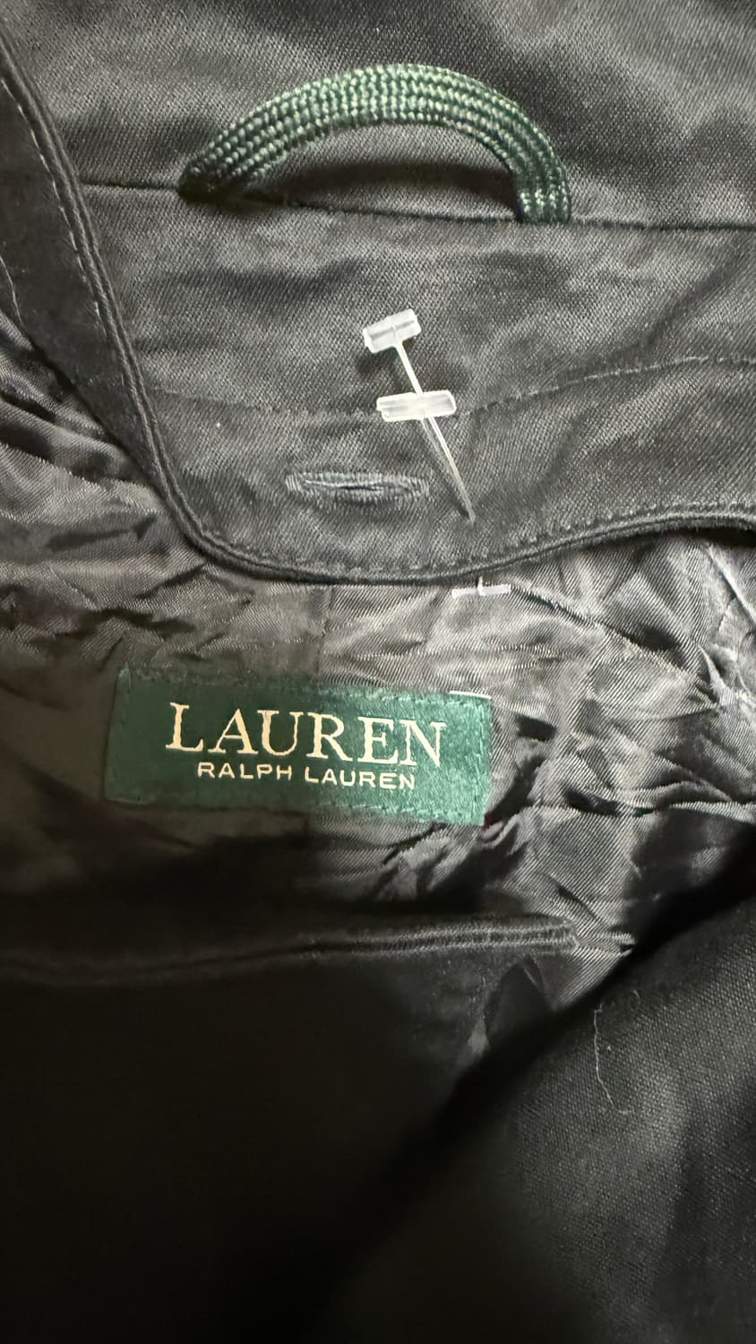 랄프로렌 블랙 더블 트렌치 코트 L 상품이미지3