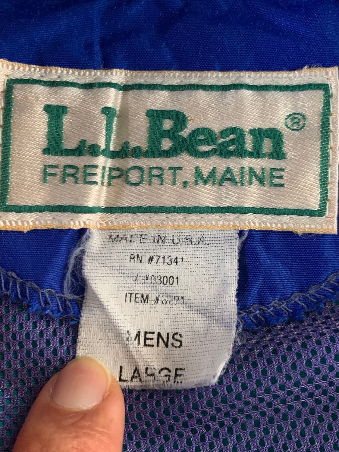 80-90s 엘엘빈 윈디 릿지 자켓 상품이미지4