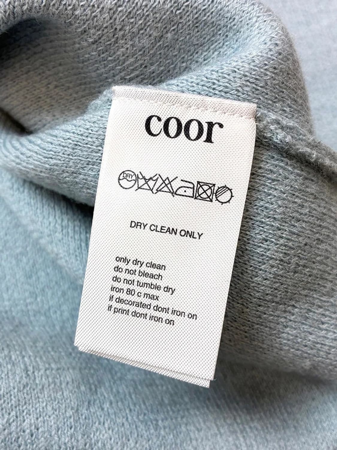 쿠어 Coor 탑필 울 라운드 니트 PN5266 상품이미지7