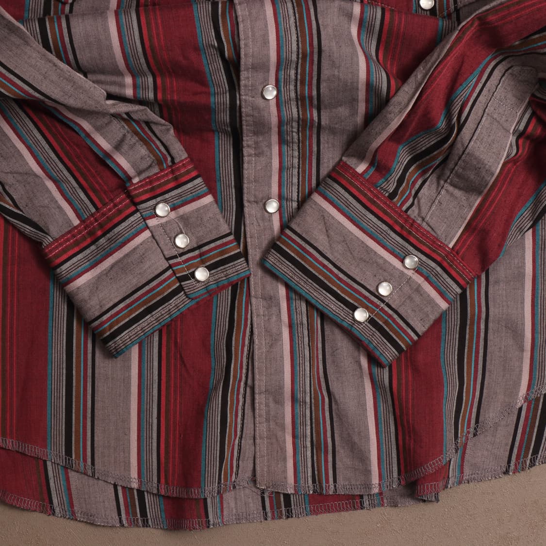 90's 랭글러 웨스턴 스트라이프 셔츠 A1571 상품이미지5