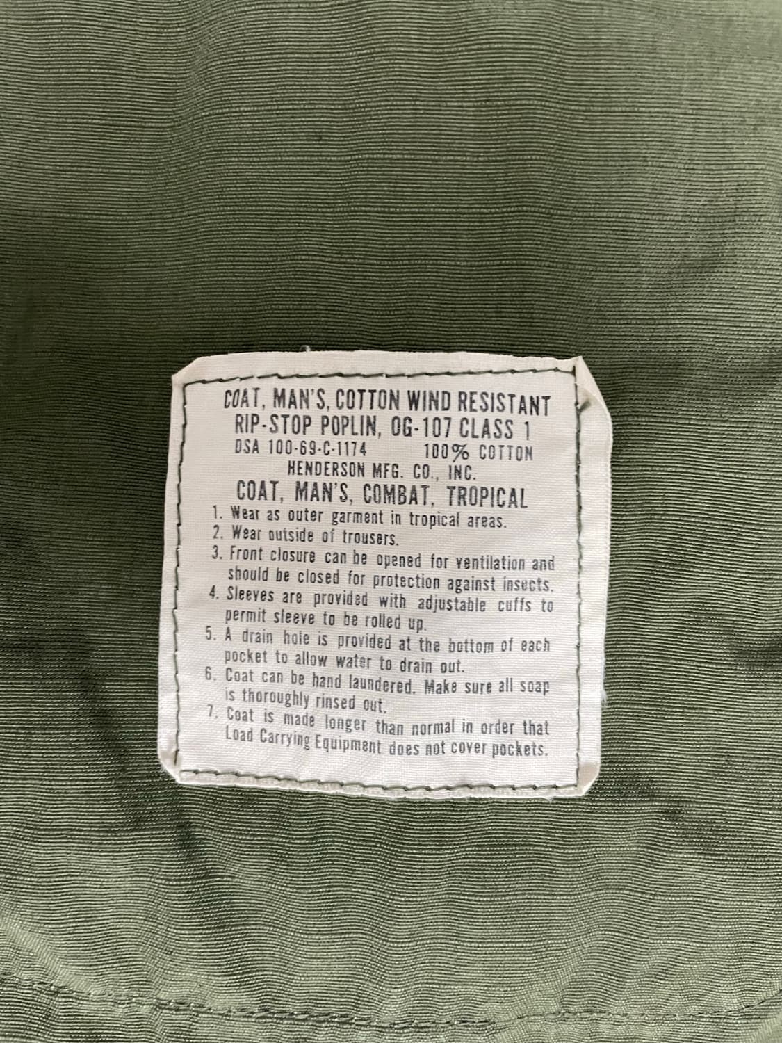 오리지널 정글퍼티그 라지 숏 og-107  립스탑 민트 상품이미지4