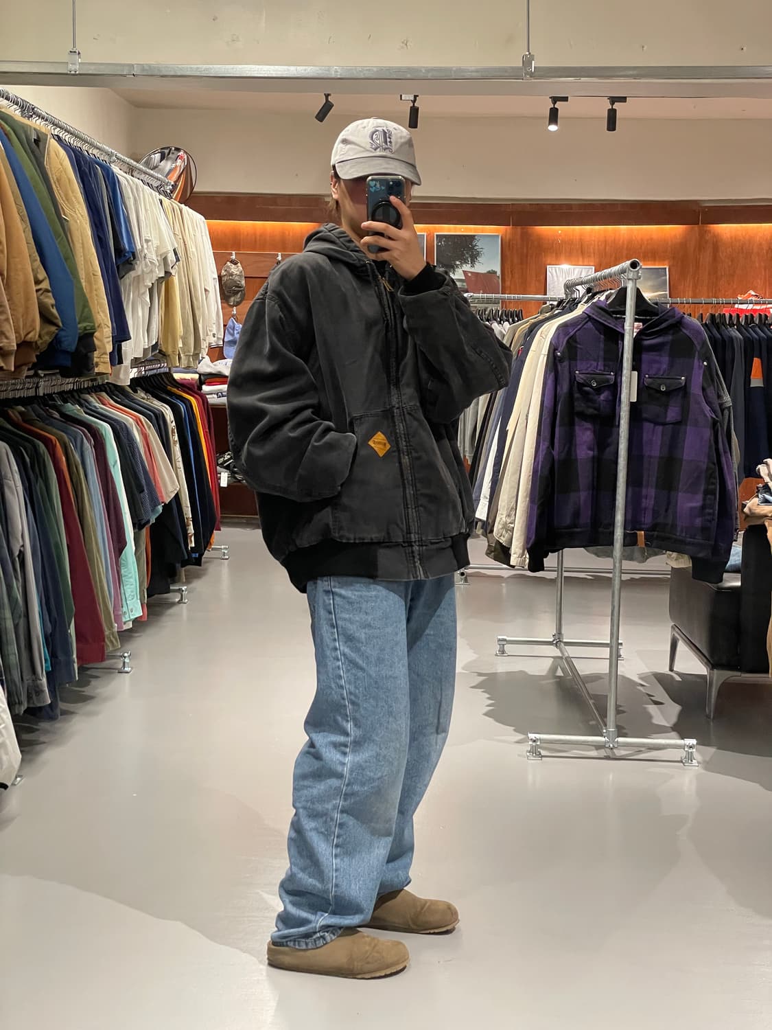 빈티지 엑티브 워크 후드 자켓   상품이미지4