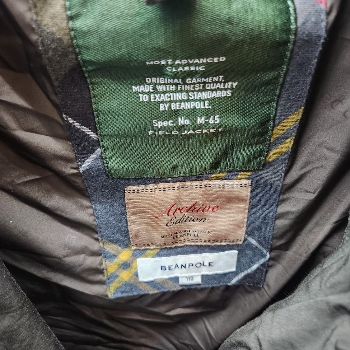 빈폴 아키이브에디션 M-65 필드자켓 110(XL~2XL) 상품이미지6