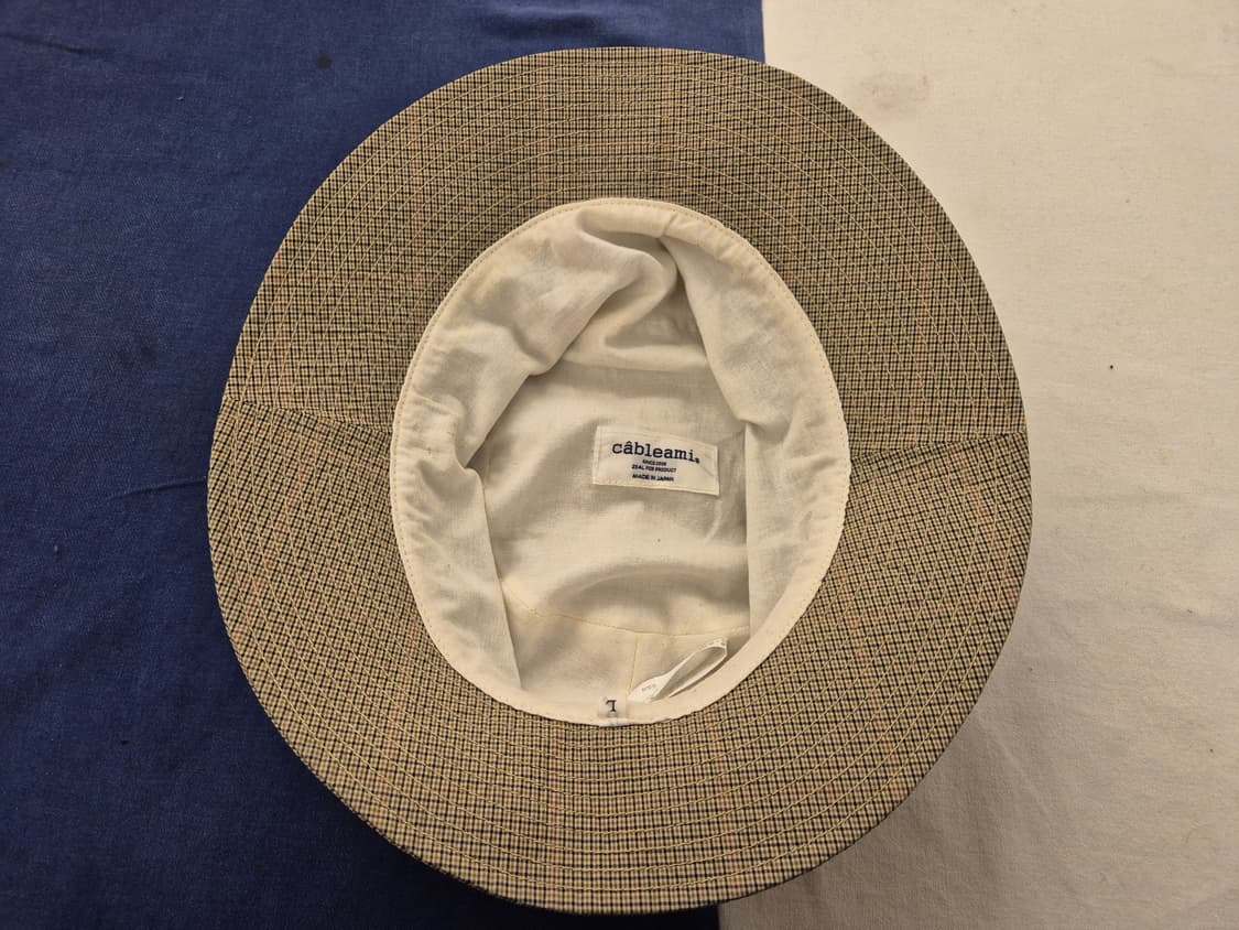 cableami 글렌체크 버킷 햇 상품이미지5