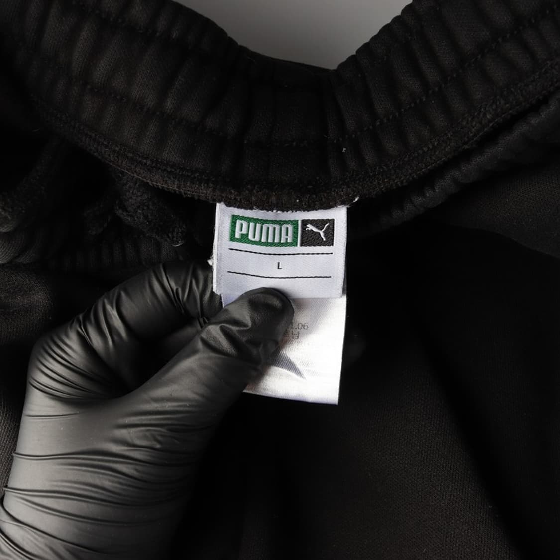 PUMA 클래식 로고 자수 조거 팬츠 블랙 L 상품이미지6