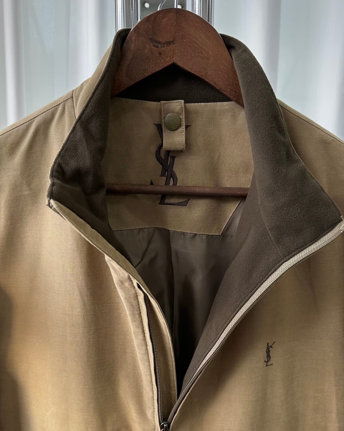 [L]입생로랑 YSL 90s 클래식 블루종 자켓 상품이미지5