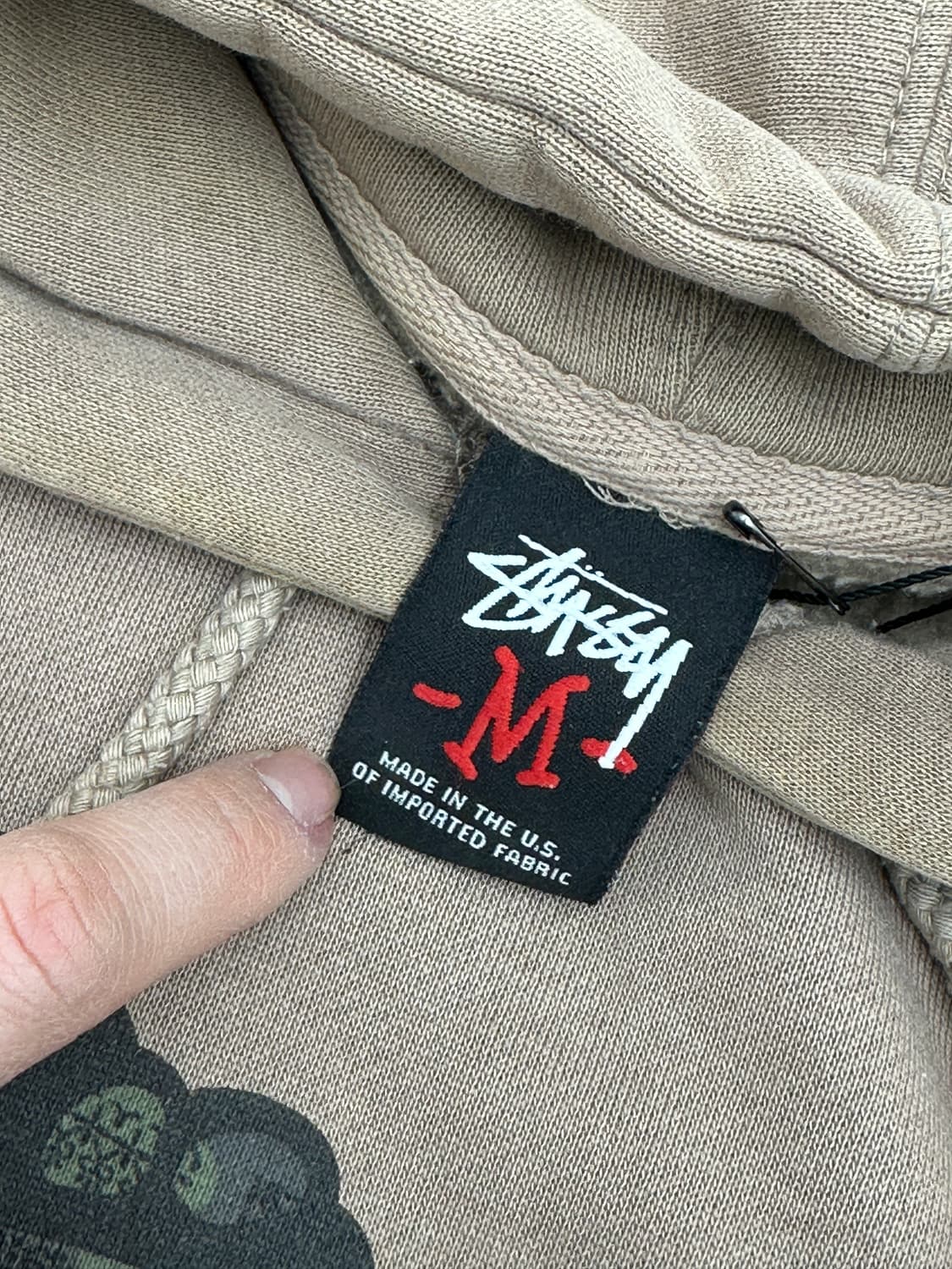 stussy 스투시 카모 로고 후드티 상품이미지5