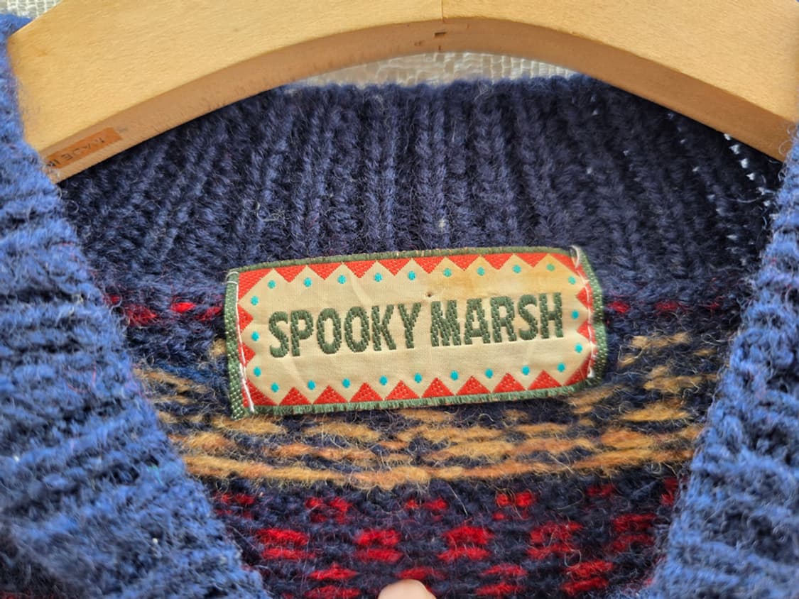 노르딕 빈티지 헤비울 니트 상품이미지5