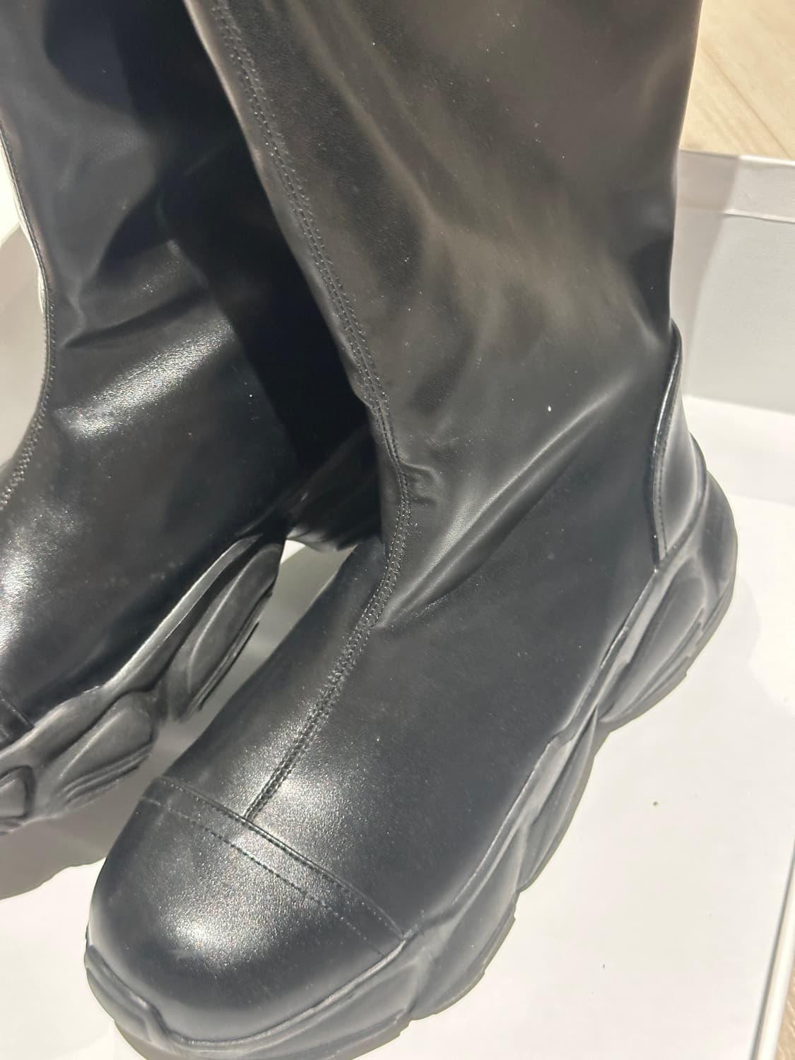 leey yeel 플랫폼 하이부츠 롱부츠 250 상품이미지6