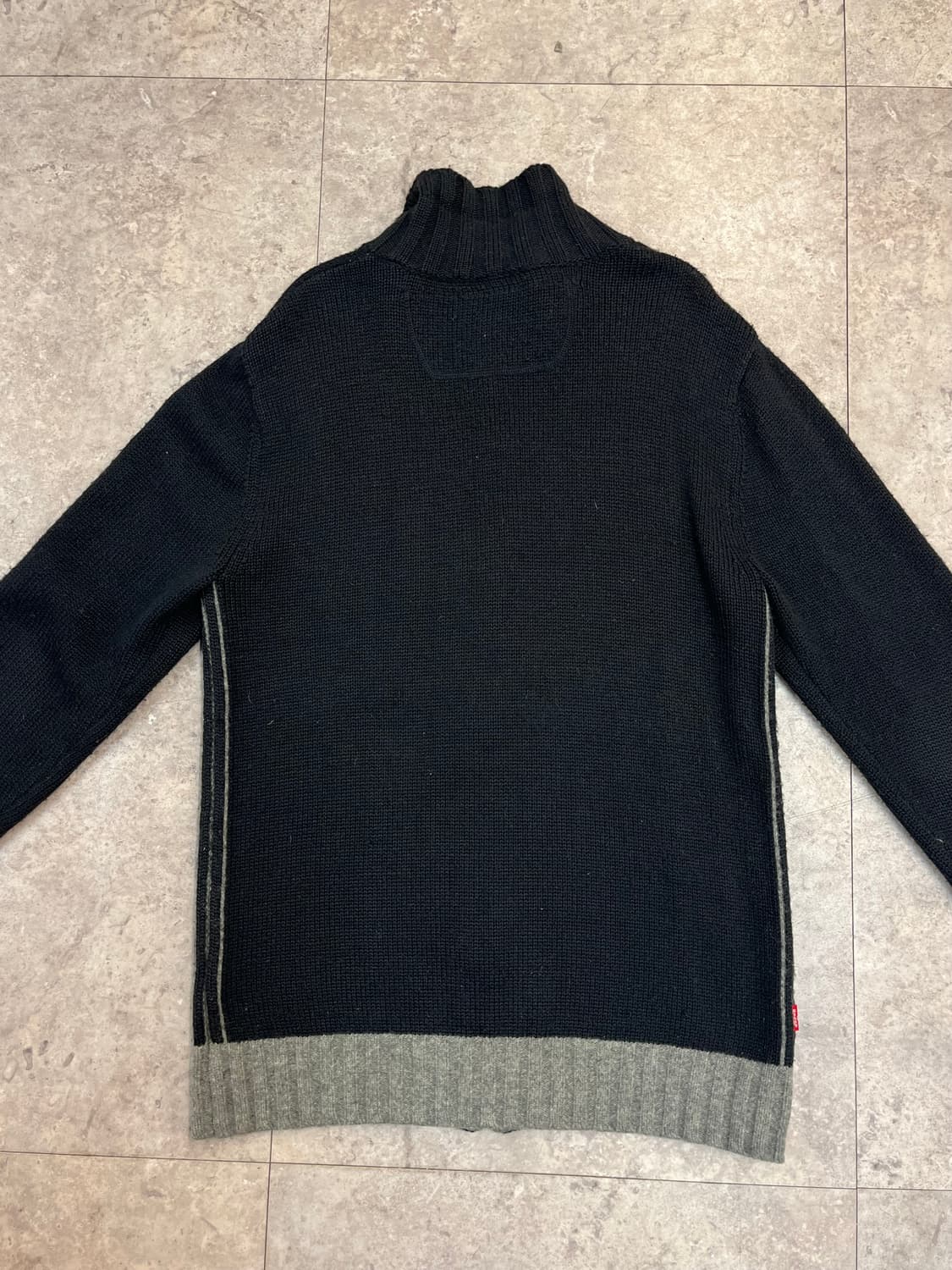 리바이스 니트 집업 블랙 L  #csz2876 상품이미지7